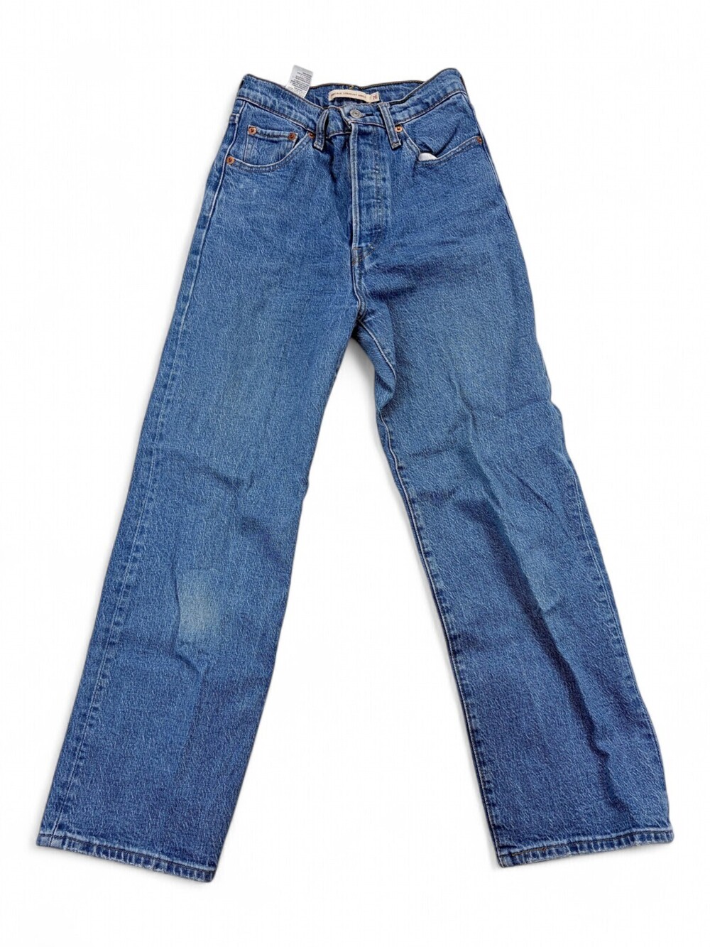 Levi's Ribcage Straight Jeans Size 26 High Rise Multi-Button